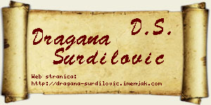 Dragana Šurdilović vizit kartica